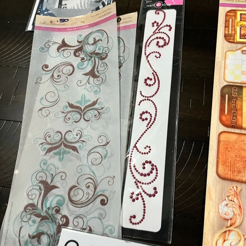 Assorted Craft Stickers and Embellishments lot - Picture 7 of 8